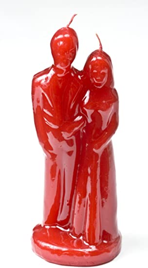 Red Marriage Candle - Veladora De Casamiento En Rojo
