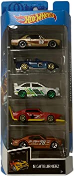 Hot Wheels Cars Nightburnerz 5-Car Pack