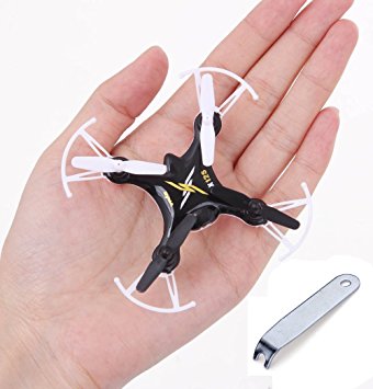 Syma X12S-G Micro Nano Drone Mini Quadcopter with Controller and Prop Guards RTF Easy for Beginners Black