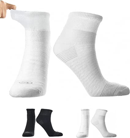 Doctor's Choice Mens Diabetic & Neuropathy Socks Large 10-13, X-Large 12-15, 2 Pairs