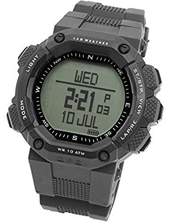 LAD WEATHER GPS-Navigation Altimeter-Digital-Compass Heart-Rate-Monitor Triathlon-Climbing-Jogging-Outdoor-Watch