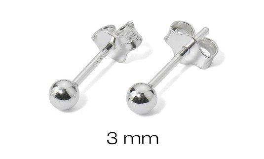 925 Fine Sterling Silver Thick Ball Stud Hypoallergenic Earrings