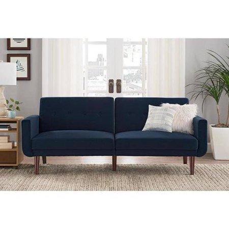 Better Homes and Gardens Nola Modern Futon, Multiple Colors