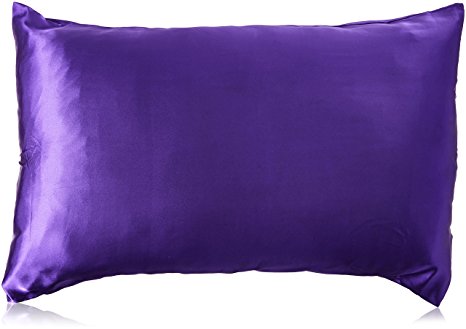 Evolve Satin Covered Pillowcase Purple