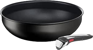 Tefal Ingenio Eco Resist On Kochgeschirr, 3 p, stapelbar, Induktion, leicht zu reinigen, Antihaftbeschichtung, Kochstartanzeige, gesundes Kochen, L7679302