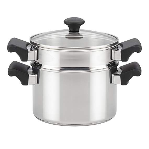 Farberware 70219 Classic Traditions Steamer Set 3 quart Stainless Steel