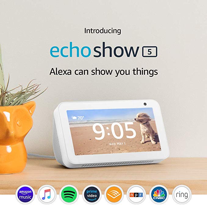 Introducing Echo Show 5 – Compact smart display with Alexa - Sandstone