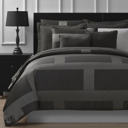 P&R Bedding Frame Jacquard Microfiber 5-Piece Comforter Set (King)