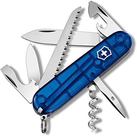 Victorinox Swiss Army Camper Pocket Knife, Sapphire