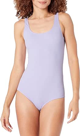 Amazon Essentials Women's One-Piece Coverage Swimsuit (Available in Plus Size)