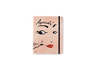 kate spade new york Conceal Sprial 2016-17 Medium Agenda, Read My Lips