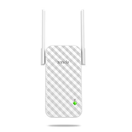 Tenda N300 WiFi Range Extender 2 External Antennas, One Button Extension, Smart Signal LED Universal Compatibilityifi（A9）