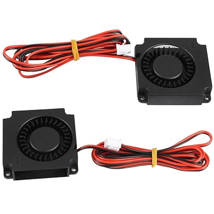 FYSETC 3D Printer Ender 3 Fan 24V 4010 Extruder Hotend Blower Fan 40x40x10mm with 1.2m/47.2inch Connetcting Cable for Ender 3 Pro/ 3V2/3S/3 Max/Ender 5/5S/5 Pro/5 Plus/CR-6 SE -Pack of 2