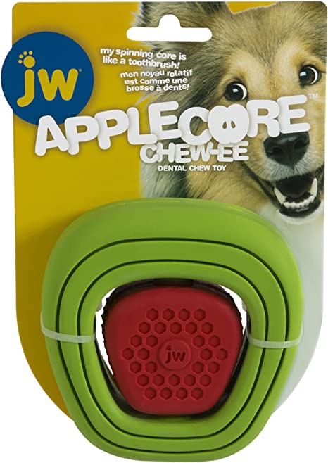 JW CHEW-EE Dental Dog Chew Toy; Cleans Your Pet's Teeth and Gums As They Play; Add Their Favorite Flavors