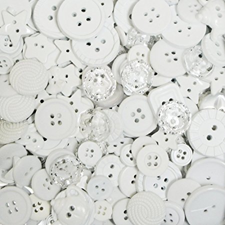 Blumenthal Lansing Company Favorite Findings 4-Ounce Big Bag of Buttons, White