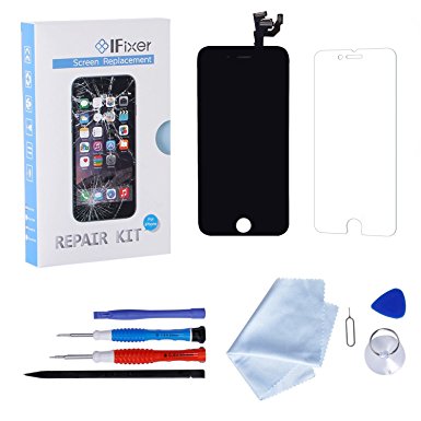 IFixer iPhone 6 4.7 Inch Touch Screen Digitizer LCD Display Replacement and Tool Kit Black