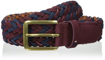 Tommy Hilfiger Men's Two Tone Nubuck Braid Belt