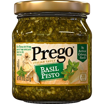 Prego Italian Pasta Sauce, Basil Pesto, 8 Ounce (Packaging May Vary)