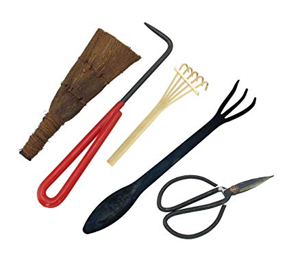 BambooMN Bonsai Tool Kit 5pc Basic Care Set