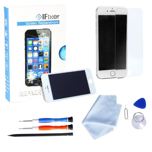 IFixer iPhone 6 4.7 Inch Digitizer LCD Screen Replacement Kit White