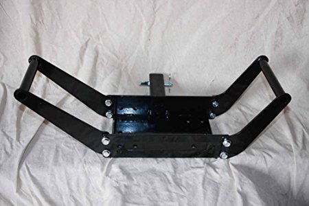 NEW VORTEX WINCH MOUNT PLATE/RECEIVER HITCH 2" HEAVY DUTY, FITS MOST WINCHES FROM 5000 LB TO 12000 LB CAPACITY (FAST SHIPPING - 1 TO 4 BUSINESS DAY DELIVERY)