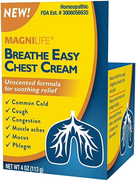 Magni Life Breathe Easy Chest Cream, 4 Ounce