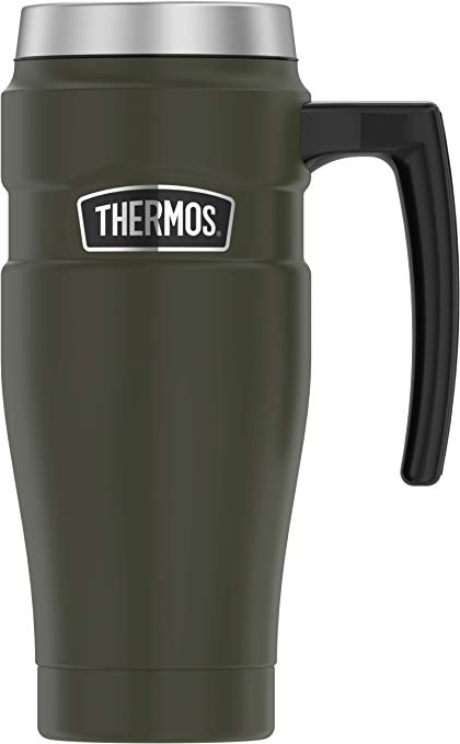 Thermos SK1000AG4 Stainless Steel King Travel Mug, 16 Ounce, Matte Army Green