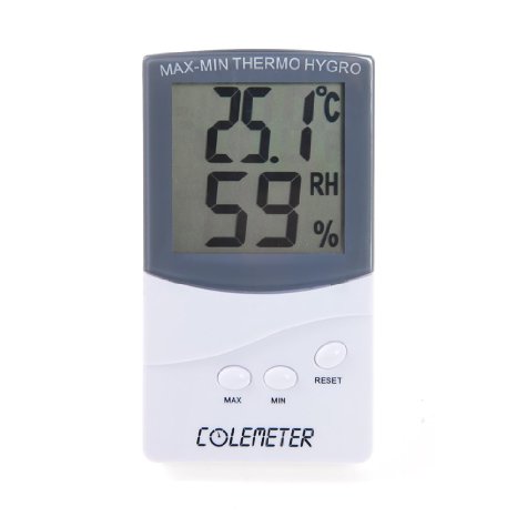 COLEMETER Hygrometer Wet Humidity Thermometer Temperature Meter
