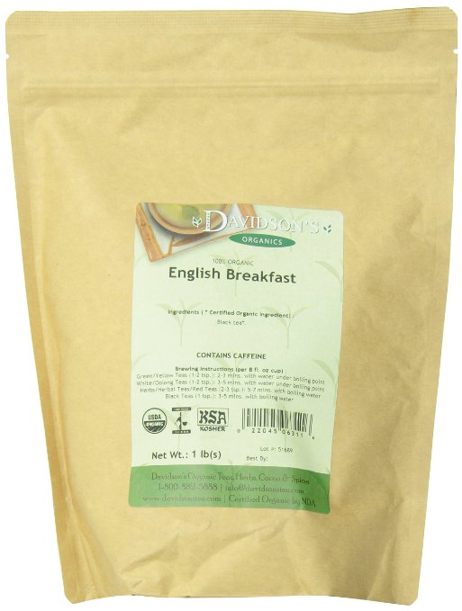 Davidsons Tea Bulk English Breakfast 16-Ounce Bag