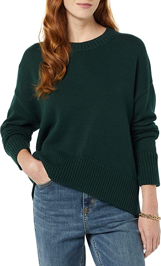 Daily Ritual Women's Boxy Crewneck Sweater