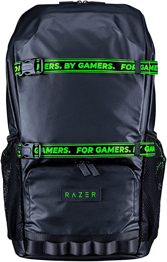 Razer Scout 15" Gaming Laptop Backpack: Lightweight Water and Abrasion-Resistant Build - Protective Interior w/Separate Compartments - Dedicated Padded Slot - Fits 15 inch Laptops - Classic Black