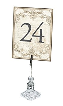 Lillian Rose 1 to 24 Table Numbers, 4 x 5.25", Gold