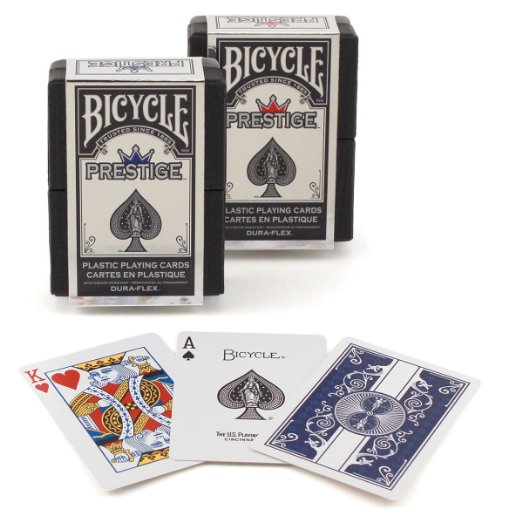 Bicycle Prestige Plastic Playing Cards Pack of 2