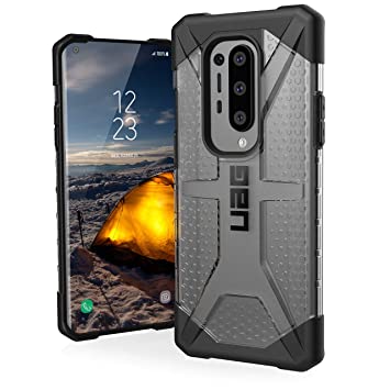 URBAN ARMOR GEAR UAG Designed for OnePlus 8 Pro Case [6.78-inch Screen] Plasma [Ice] Rugged Translucent Ultra-Thin Military Drop Tested Protective Cover