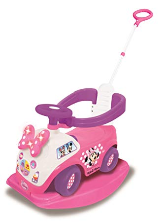 Kiddieland Toys Limited Girls Disney Minnie Light n' Sound 4-in-1 Activity Ride-On