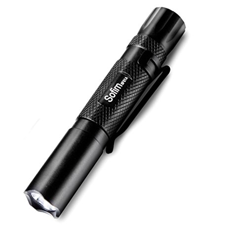 Sofirn Pen LED Torch 110 Lumen Mini Tactical Torch Flashlight Cree XPG2 LED Super Bright Water Resistant 3 Modes With Pocket Clip, 1pcs AAA Battery (Not Included)