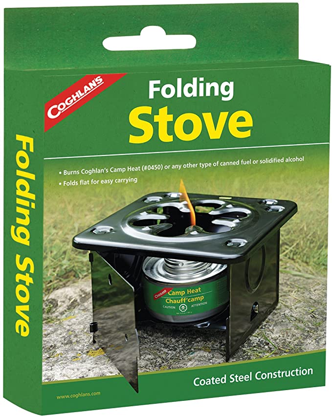 Coghlan's Folding Stove, 5" H x 6.5" W x 6.5" L