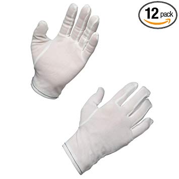 AMMEX Nylon Inspection Work Gloves (Bag of 12 pairs)