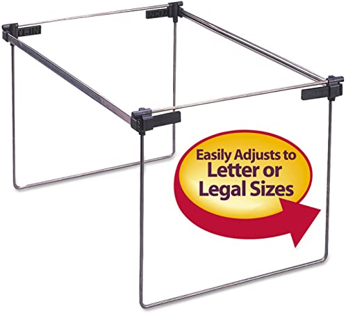 Smead 64855 Hanging Folder Frame Letter/Legal Size 12-24-Inch Long Steel 2/Box