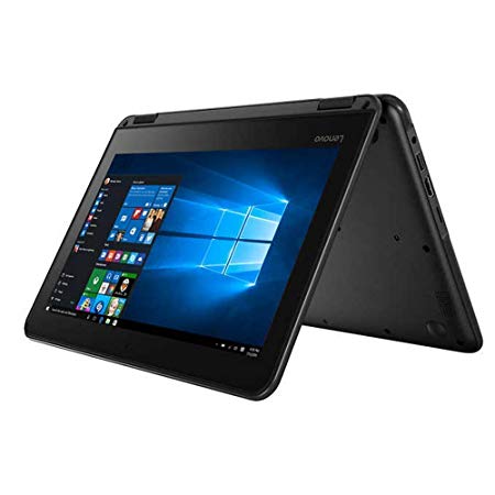 2019 New Lenovo Flagship 2-in-1 Laptop/Tablet with 11.6" HD IPS Touchscreen Display, Intel Celeron Quad-Core N3450 up to 2.2GHz, 4GB DDR4, 64GB eMMC SSD, WiFi, Webcam, Win 10 S/Pro