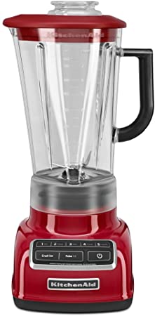 KitchenAid KSB1575ER 5-Speed Diamond Blender with 60-Ounce BPA-Free Pitcher - Empire Red