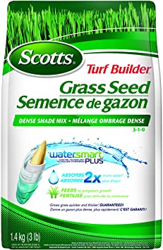 Scotts 12650 Turf Builder Grass Seed Dense Shade 3-1-0