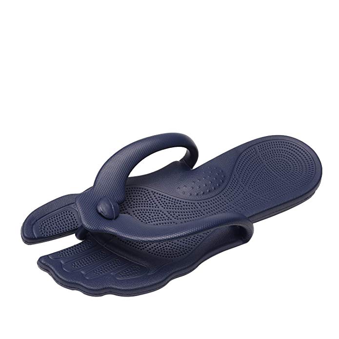 Kvovzo Thong Flip Flops Casual Sandals Travel Mules Beach  Slippers for Men Women Boys Girls Walking Outdoor
