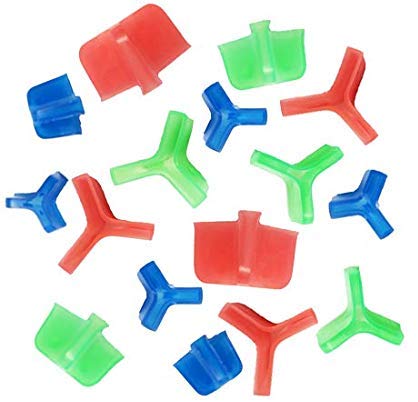 American Made Hook Bonnets by AL's Goldfish - 60 Pack Multi Size - 20ea Large (red), 20ea Medium (Green), 20ea Small (Blue)