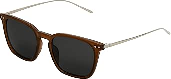 Dockers Men's Gideon Sunglasses Square, Brown, 50mm