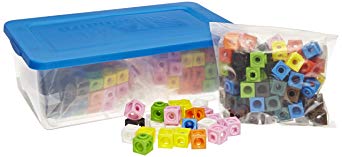 ETA hand2mind Multi-Sided Linking Cubes in a Tub (Set of 300)