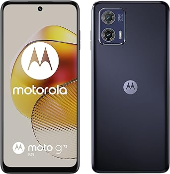 Motorola Moto G73 (5G) Dual-SIM 256GB ROM   8GB RAM (Only GSM | No CDMA) Factory Unlocked 5G Smartphone (Midnight Blue) - International Version