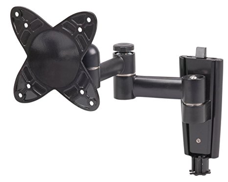 RCA MAF40BK Single Swing Arm LCD TV Wall Mount with 9.7-Inch Extension for 13-Inch to 27-Inch TV's (Black)