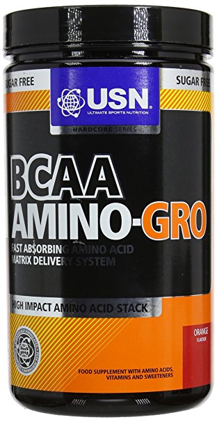 USN BCAA Amino Gro, Orange - 306 g
