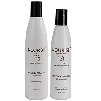 Nourish - Awaken And Replenish Combo – Hair Growth Shampoo & Conditioner for Thinning Hair Treatment